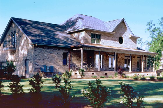 Exterior - Rear Elevation for Country House Plan #929-12 - 4 bed, 3.5 bath
