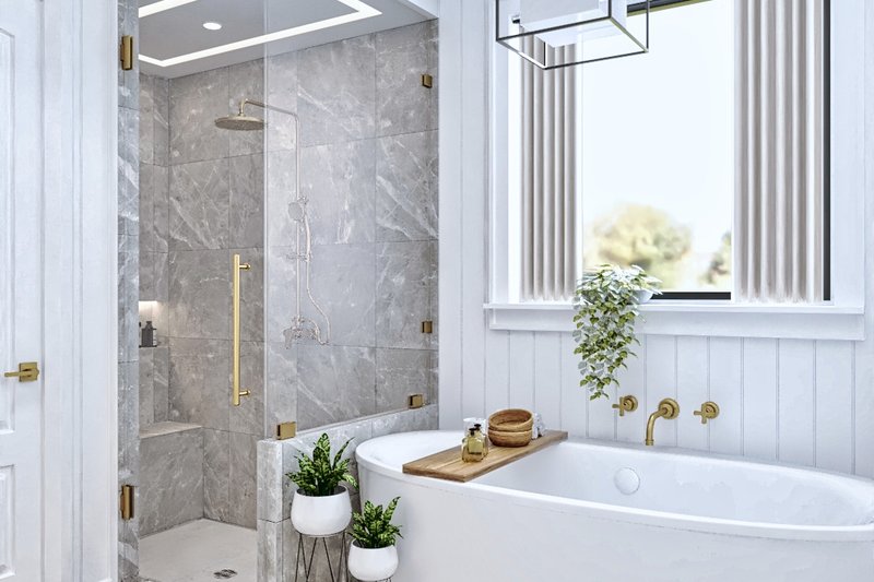 House Design - Interior - Master Bathroom for Farmhouse House Plan #119-472 - 3 bed, 3.5 bath