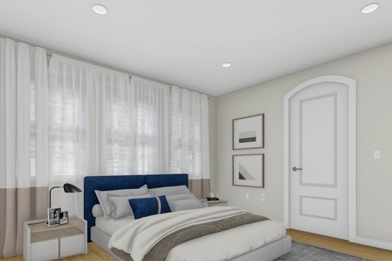 Interior - Master Bedroom 1 for Traditional House Plan #1060-151 - 2 bed, 2.5 bath