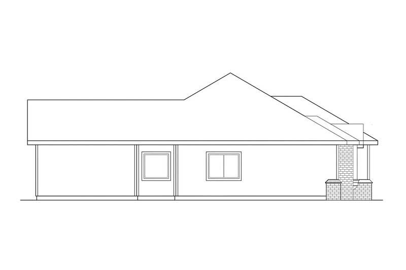 House Plan Design - Exterior - Other Elevation for Traditional House Plan #124-279 - 4 bed, 2 bath
