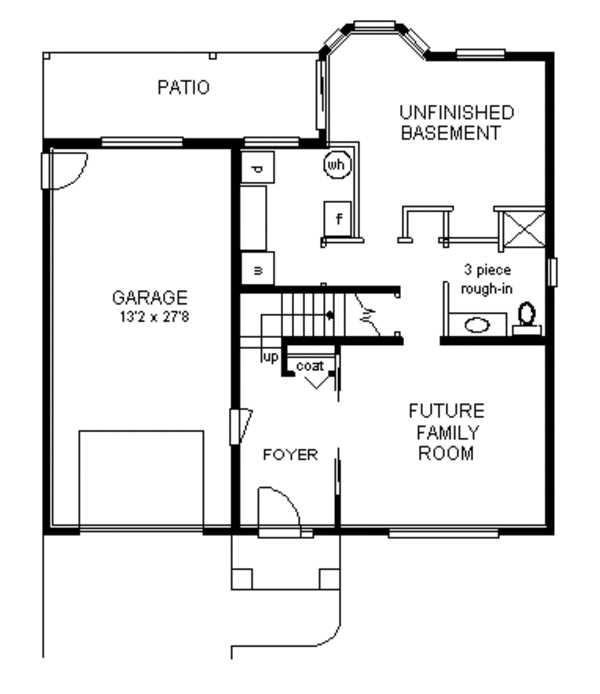 European Floor Plan - Lower Floor Plan #18-226