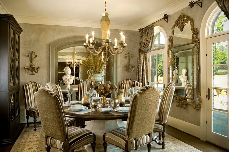 Dream House Plan - Interior - Dining Room for European House Plan #1054-30 - 4 bed, 4.5 bath