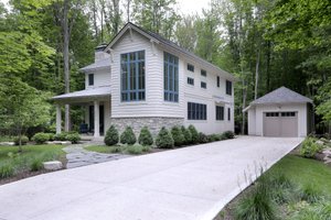 House Blueprint - Cottage Exterior - Front Elevation Plan #928-402