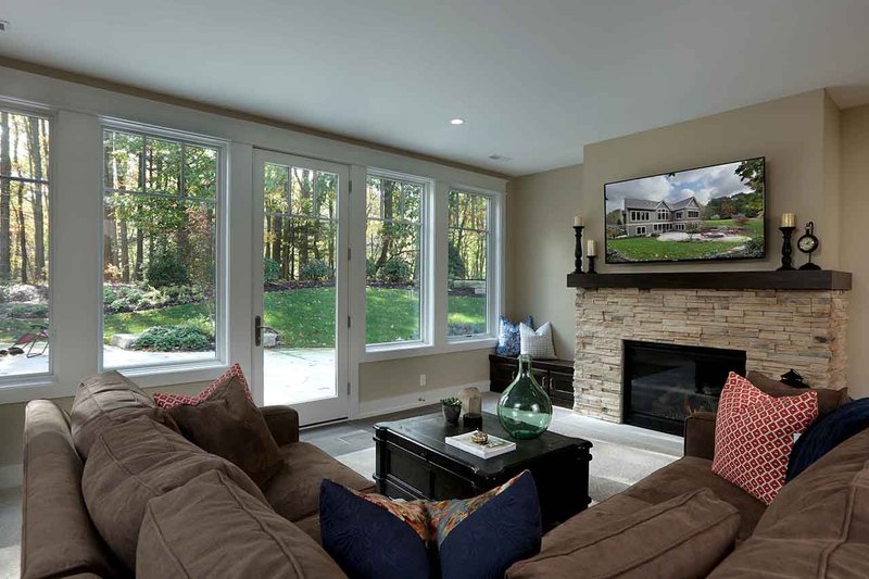 Architectural House Design - LL Family Room 