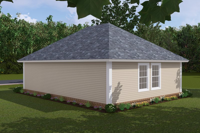 Architectural House Design - Exterior - Other Elevation for Cottage House Plan #513-2199 - 2 bed, 1 bath