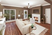 Bungalow Style House Plan - 3 Beds 2.5 Baths 1882 Sq/Ft Plan #44-197 