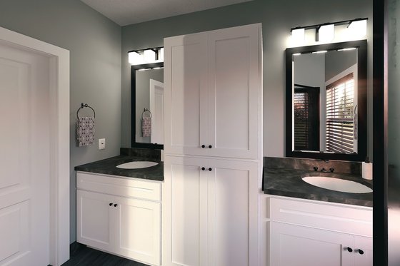 Interior - Master Bathroom 2 for Farmhouse House Plan #44-278 - 5 bed, 3 bath