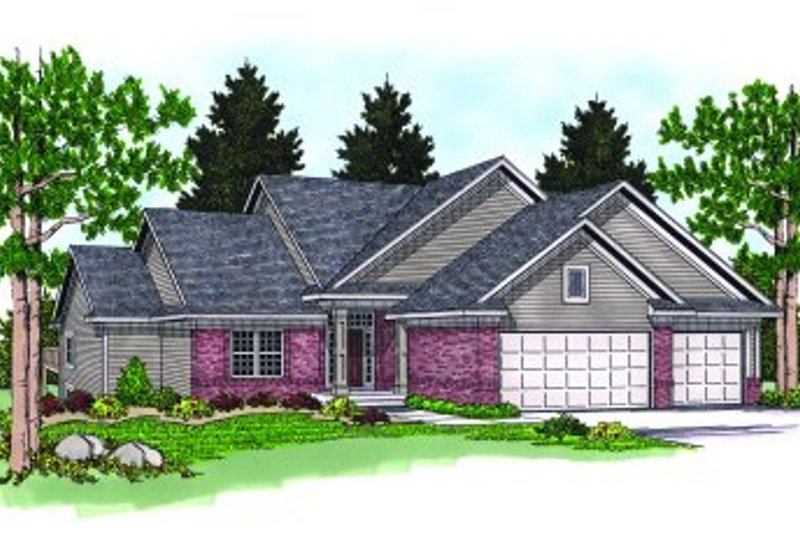 Dream House Plan - Traditional Exterior - Front Elevation Plan #70-260