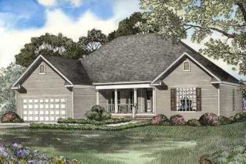 Home Plan - Traditional Exterior - Front Elevation Plan #17-610