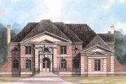 European Style House Plan - 4 Beds 3.5 Baths 4390 Sq/Ft Plan #119-104 