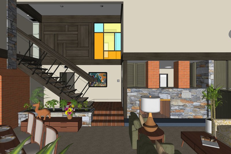 Dream House Plan - Interior - Other for Modern House Plan #489-16 - 4 bed, 4.5 bath