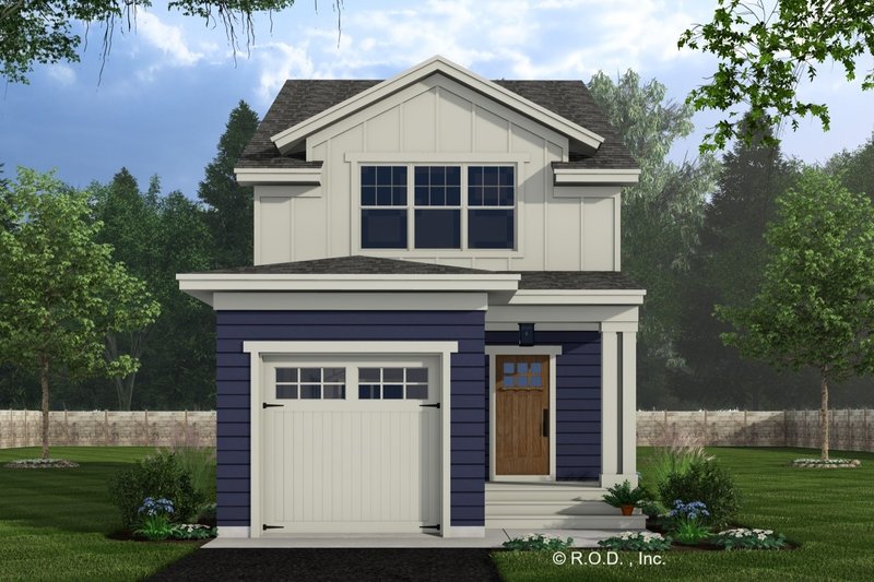 Dream House Plan - Exterior - Front Elevation 3 for Craftsman House Plan #51-1310 - 2 bed, 2.5 bath