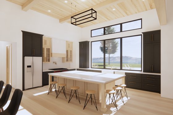 Interior - Kitchen 2 for Modern House Plan #1096-25 - 4 bed, 4.5 bath
