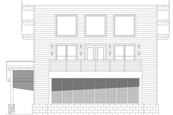 Exterior - Other Elevation 1 for Modern House Plan #932-608 - 3 bed, 2 bath