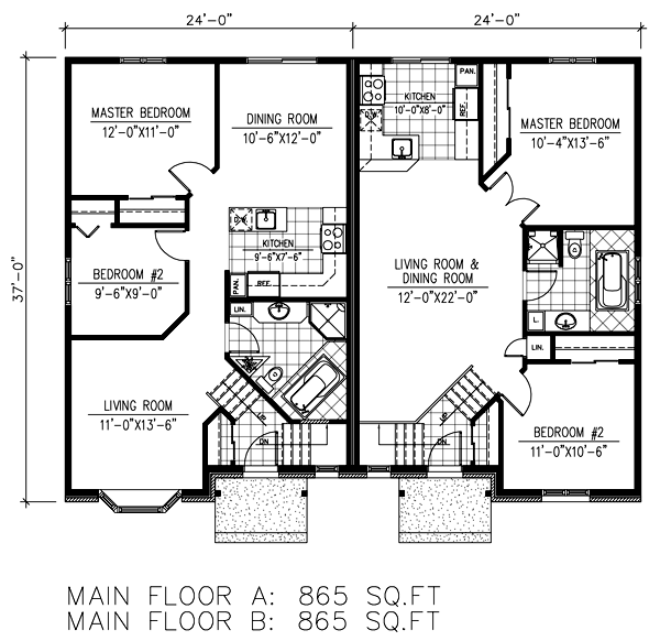 European Floor Plan - Main Floor Plan #138-390