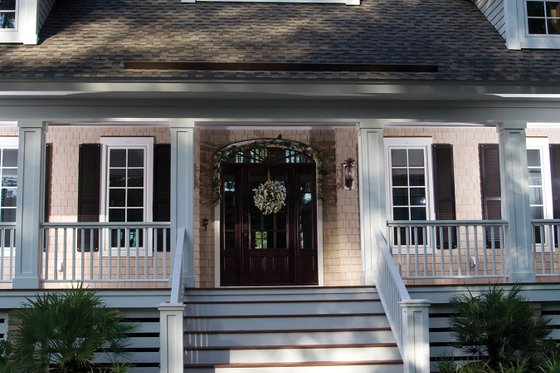Exterior - Front Elevation 3 for Country House Plan #930-10 - 3 bed, 3.5 bath
