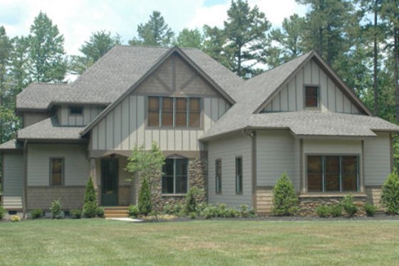 Exterior - Front Elevation for Craftsman House Plan #413-848 - 4 bed, 3.5 bath