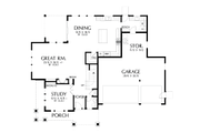 Craftsman Style House Plan - 3 Beds 2.5 Baths 2976 Sq/Ft Plan #48-1002 