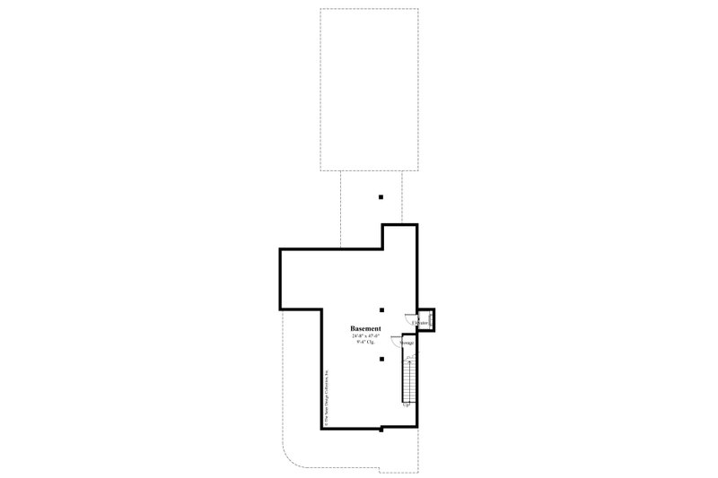 Dream House Plan - Floor Plan - Lower Floor for Classical House Plan #930-526 - 3 bed, 2.5 bath