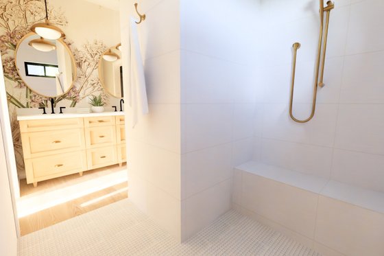 Interior - Master Bathroom 1 for Cottage House Plan #126-222 - 1 bed, 1 bath