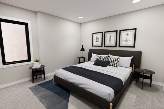 Interior - Bedroom for Modern House Plan #51-1281 - 5 bed, 3.5 bath