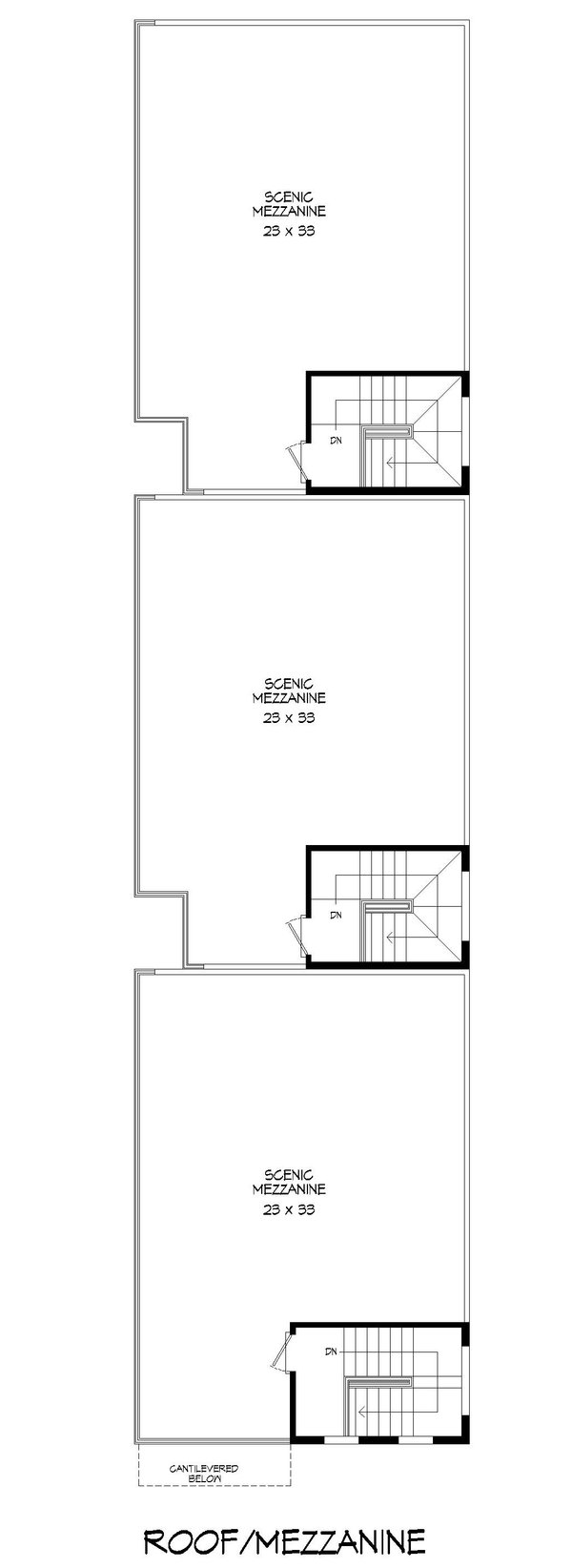 Modern Floor Plan - Upper Floor Plan #932-642