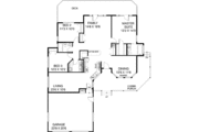 Ranch Style House Plan - 3 Beds 2 Baths 1626 Sq/Ft Plan #60-418 
