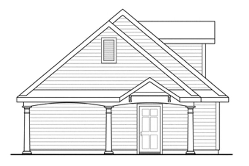 Architectural House Design - Exterior - Other Elevation for Country House Plan #124-897, 0 bath