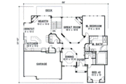 European Style House Plan - 3 Beds 3 Baths 3220 Sq/Ft Plan #67-686 