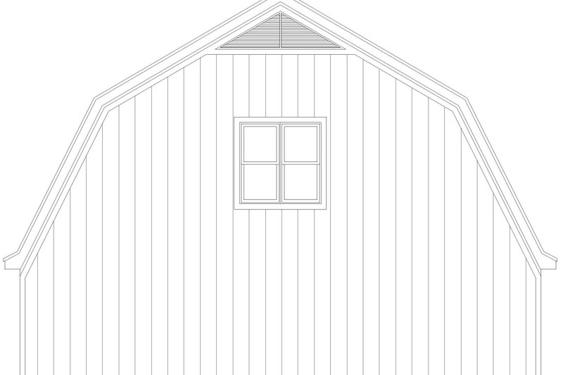 House Design - Exterior - Rear Elevation for Southern House Plan #932-1103, 2 bath