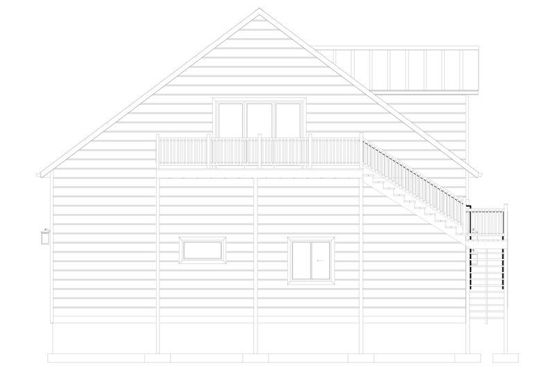 Dream House Plan - Exterior - Other Elevation for Farmhouse House Plan #1060-340, 1 bath