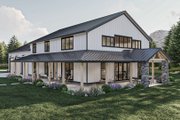 Barndominium Style House Plan - 4 Beds 3.5 Baths 3476 Sq/Ft Plan #455-535 