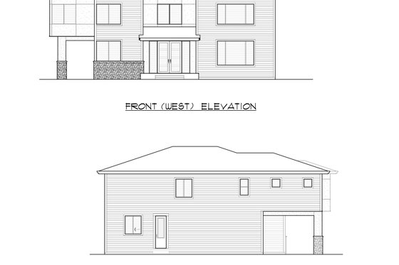 Exterior - Other Elevation 2 for Traditional House Plan #1066-95 - 4 bed, 4 bath