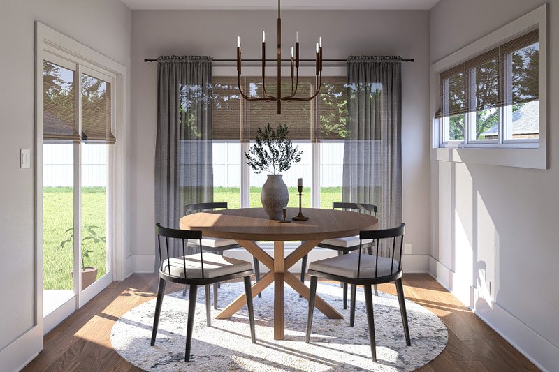 Architectural House Design - Interior - Dining Room for Traditional House Plan #455-416 - 4 bed, 3 bath