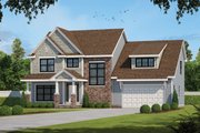 Classical Style House Plan - 3 Beds 2.5 Baths 2418 Sq/Ft Plan #20-2434 