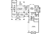 Southern Style House Plan - 4 Beds 3 Baths 2365 Sq/Ft Plan #406-300 