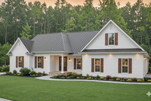 House Blueprint - Traditional Exterior - Front Elevation Plan #21-582