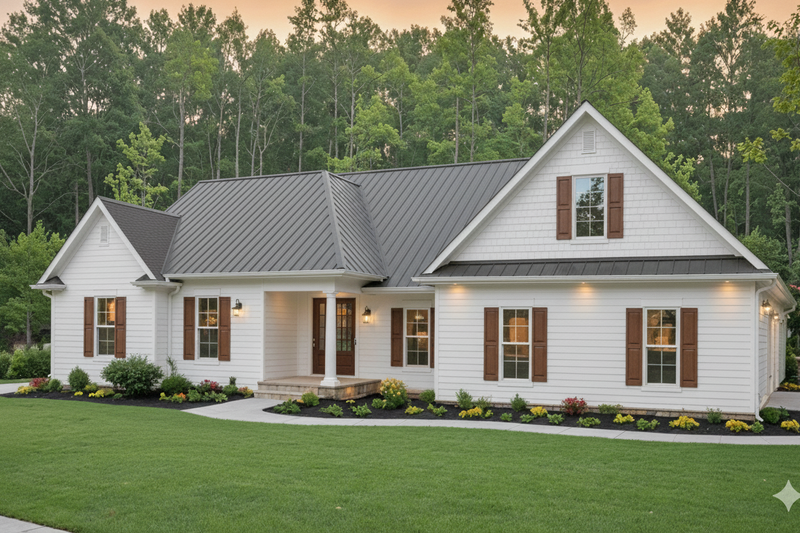 House Blueprint - Traditional Exterior - Front Elevation Plan #21-582