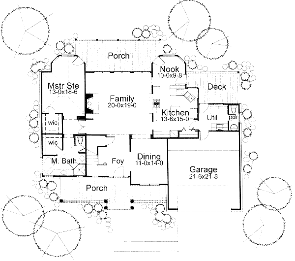 European Floor Plan - Main Floor Plan #120-131