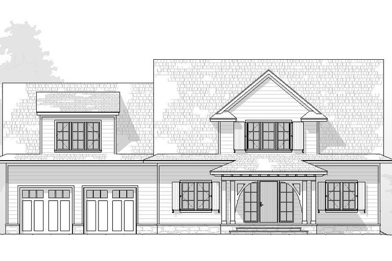 Dream House Plan - Exterior - Front Elevation 3 for Traditional House Plan #901-153 - 4 bed, 3.5 bath