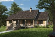 Country Style House Plan - 3 Beds 2 Baths 1412 Sq/Ft Plan #18-1036 