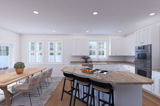 Interior - Kitchen for Farmhouse House Plan #1060-241 - 4 bed, 3.5 bath