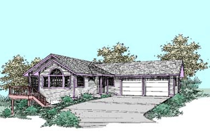 Traditional Style House Plan - 3 Beds 3 Baths 2439 Sq/Ft Plan #60-431