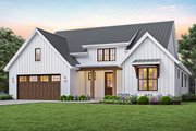 Contemporary Style House Plan - 3 Beds 2 Baths 1878 Sq/Ft Plan #48-944 