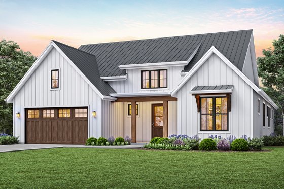 Home Plan - Farmhouse Exterior - Front Elevation Plan #48-944