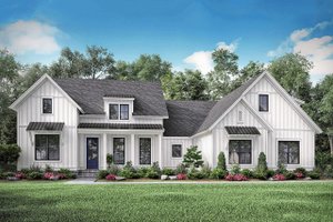 Farmhouse Exterior - Front Elevation Plan #1067-3