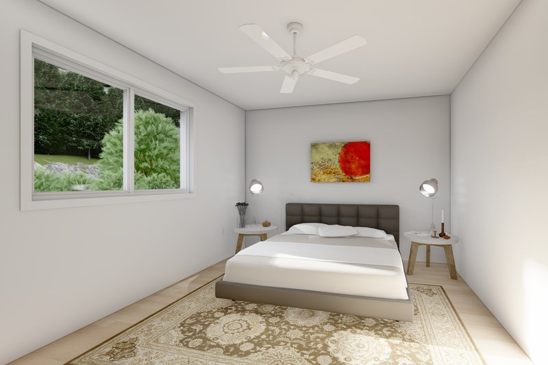 Home Plan - Interior - Master Bedroom for Country House Plan #126-130 - 3 bed, 2 bath