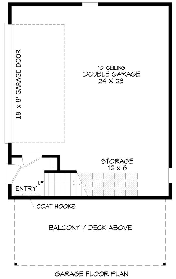 Contemporary Floor Plan - Other Floor Plan #932-286