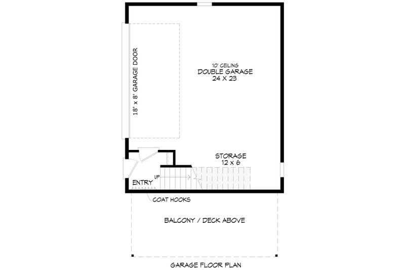 Architectural House Design - Floor Plan - Other Floor for Contemporary House Plan #932-286 - 1 bed, 1 bath