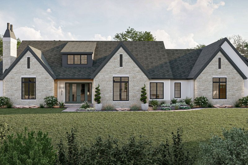 Home Plan - Exterior - Front Elevation 3 for Cottage House Plan #455-299 - 3 bed, 2.5 bath